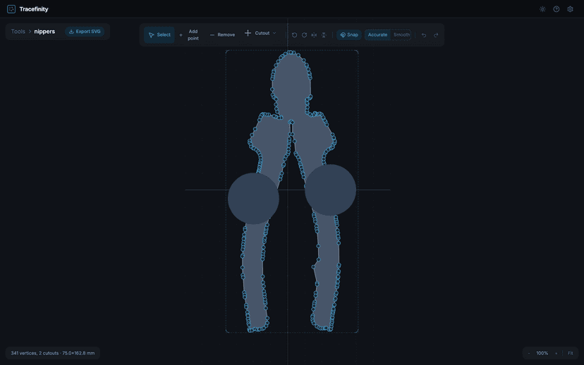Tracefinity - AI Tool Tracing and Gridfinity Bin Generator